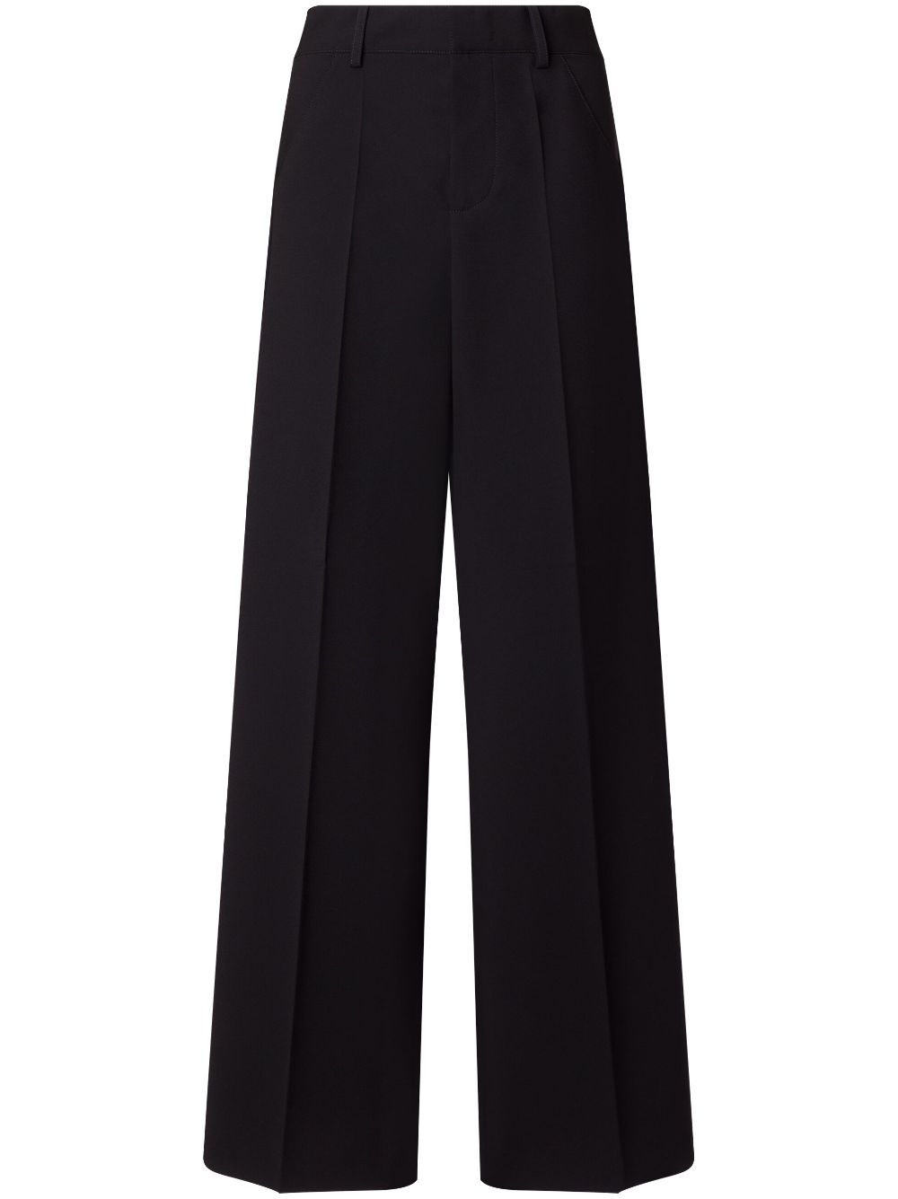 Shop Philosophy Di Lorenzo Serafini Creased Straight Trousers In Black