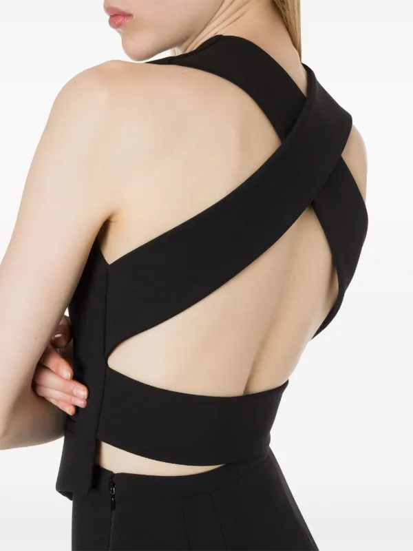 アウターその他 PHILOSOPHY DI LORENZO SERAFINI Woman Waistcoat Black 26435691_56021311_600.jpg
