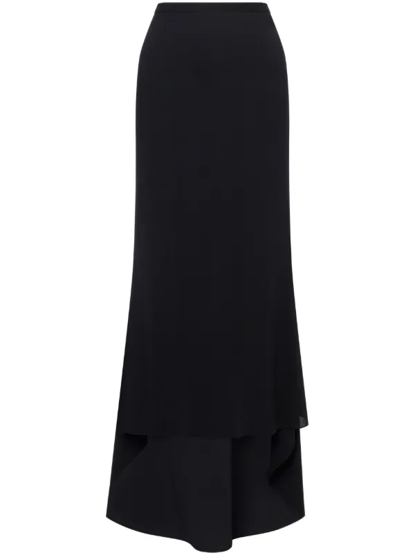 Philosophy Di Lorenzo Serafini high-waisted Maxi Skirt Black
