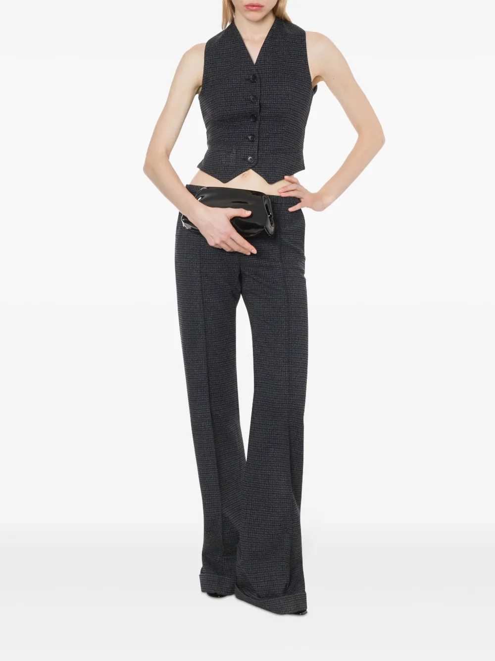 Philosophy Di Lorenzo Serafini patterned waistcoat-style top | Vests & Tank Tops | Image 2