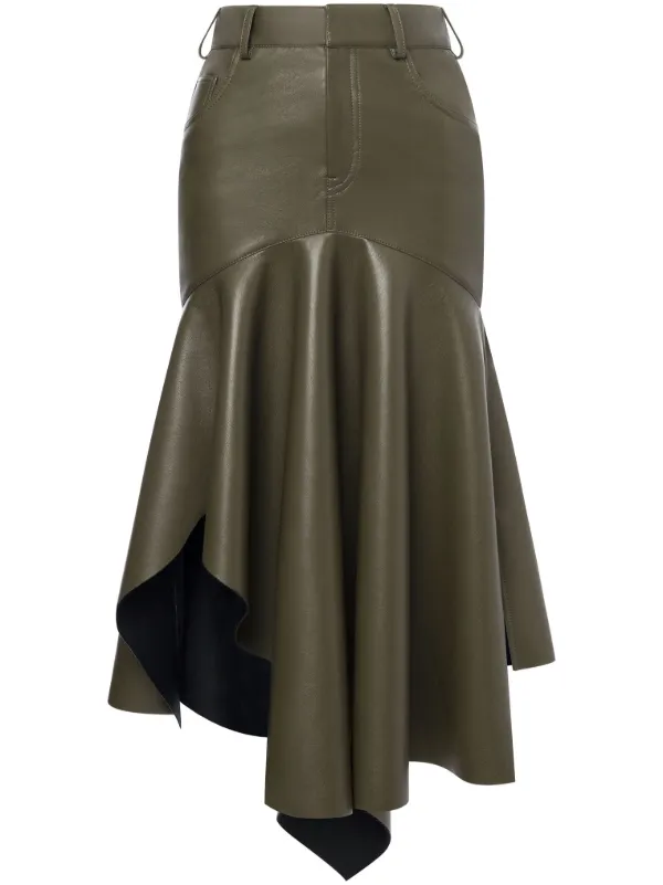 Philosophy Di Lorenzo Serafini Panelled Fishtail Skirt Farfetch