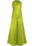 Philosophy Di Lorenzo Serafini strapless satin jumpsuit - Green