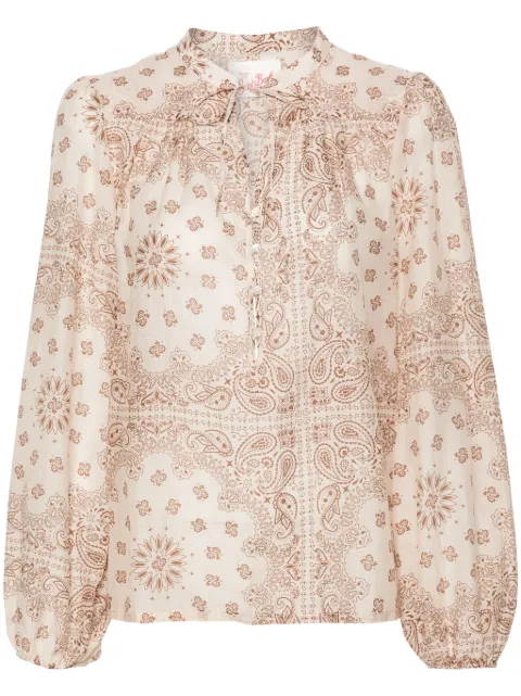 MC2 Saint Barth Harper bandana-print blouse
