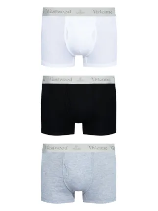 Vivienne Westwood ロゴ ボクサーパンツ セット | ブラック | FARFETCH JP