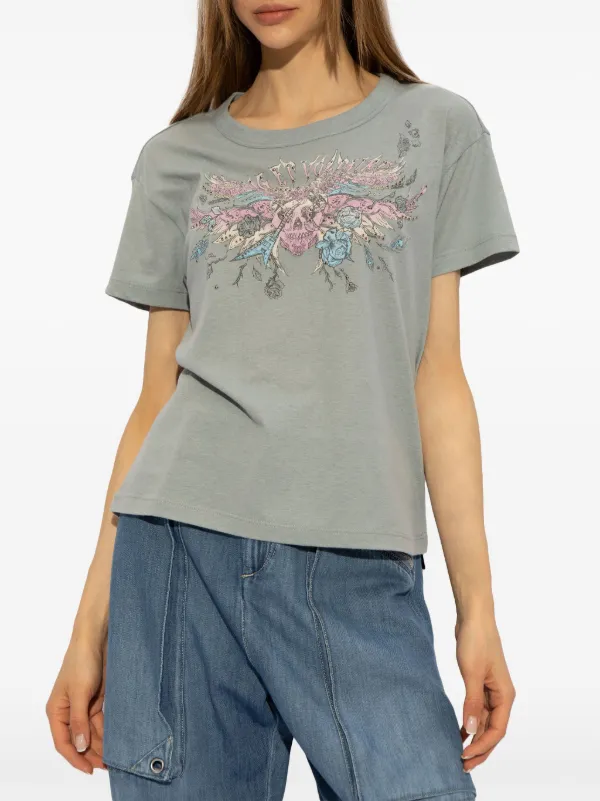 Zadig&Voltaire Marta Concert Diamanté crew-neck T-shirt