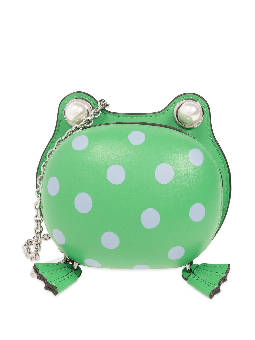 Kate Spade Lily Sonnet Dot Frog Crossbody Bag In Green