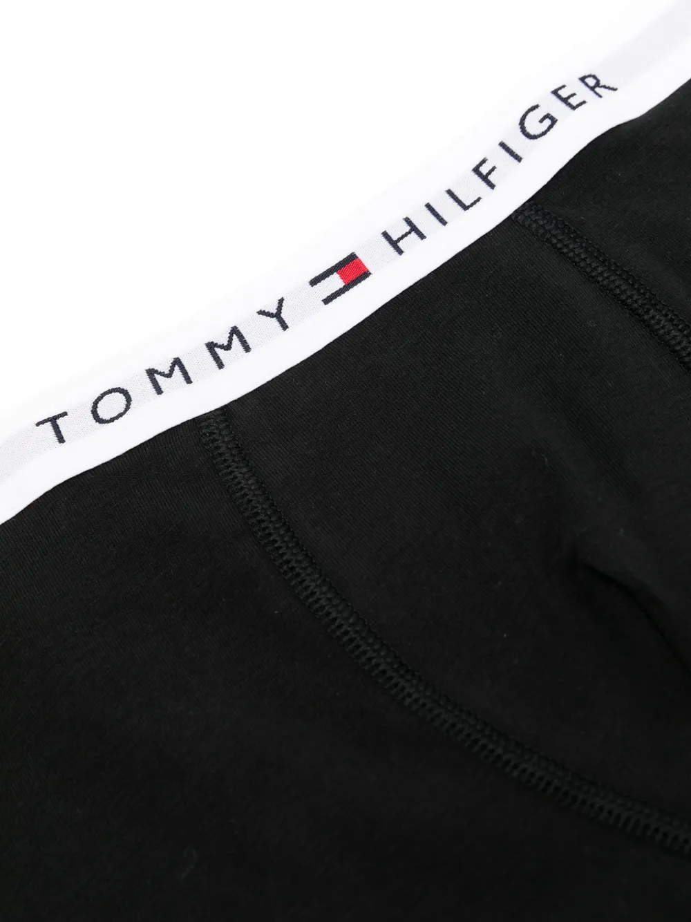 Tommy Hilfiger Junior Twee paar boxershorts met logo-jacquard Wit