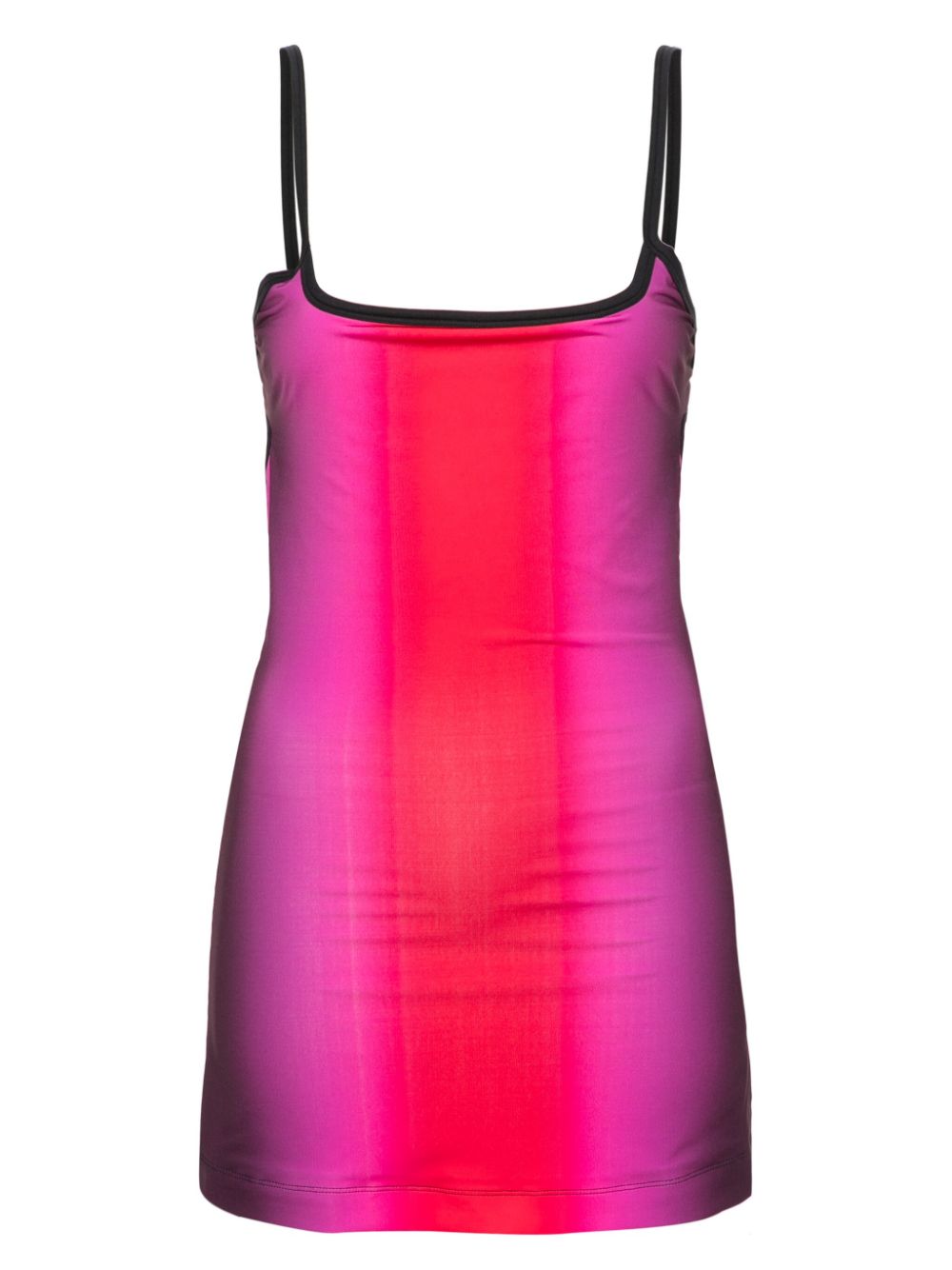 Attico Gradient Mini Beach Dress In Pink