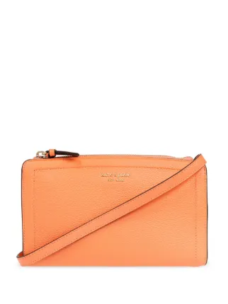 Kate Spade Knott Leather Crossbody Bag Orange FARFETCH IE