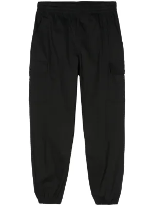 Nike Swoosh-embroidered Track Pants | Black | FARFETCH GE
