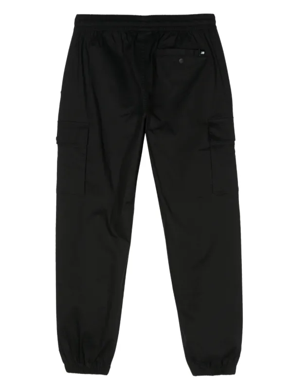 New Balance Twill Tapered Cargo Trousers Black FARFETCH IN