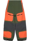 Junya Watanabe MAN panelled straight-leg trousers - Green