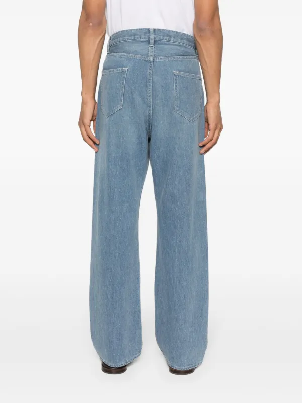 HEUGN ユーゲン DAN NICENESS ナイスネス auralee Auralee Selvedge loose-fit Jeans | Blue | FARFETCH