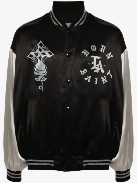 SAINT MXXXXXX Jaqueta bomber de cetim