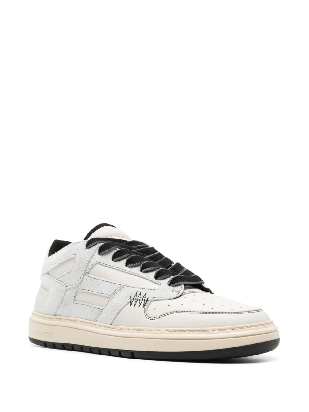 Shop Represent Reptor Lace-up Sneakers In Nude