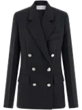 Ferragamo double breasted wool blazer - Black
