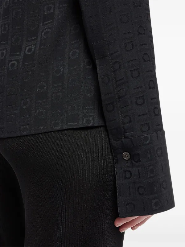 Ferragamo ガンチーニ シルクブラウス | ブラック | FARFETCH JP