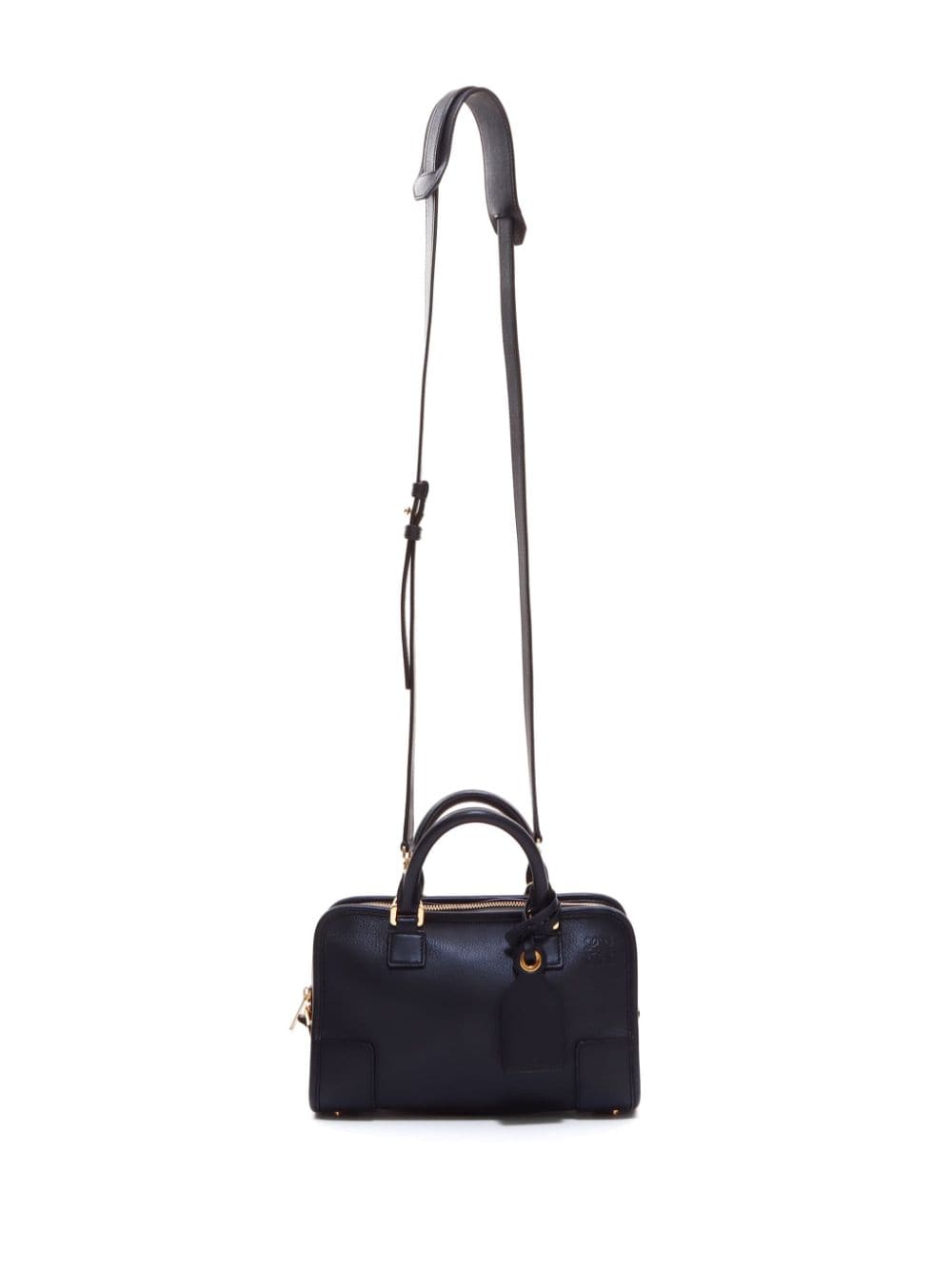 Pre-owned Loewe 2000s Amazona Two-way Handbag In Black