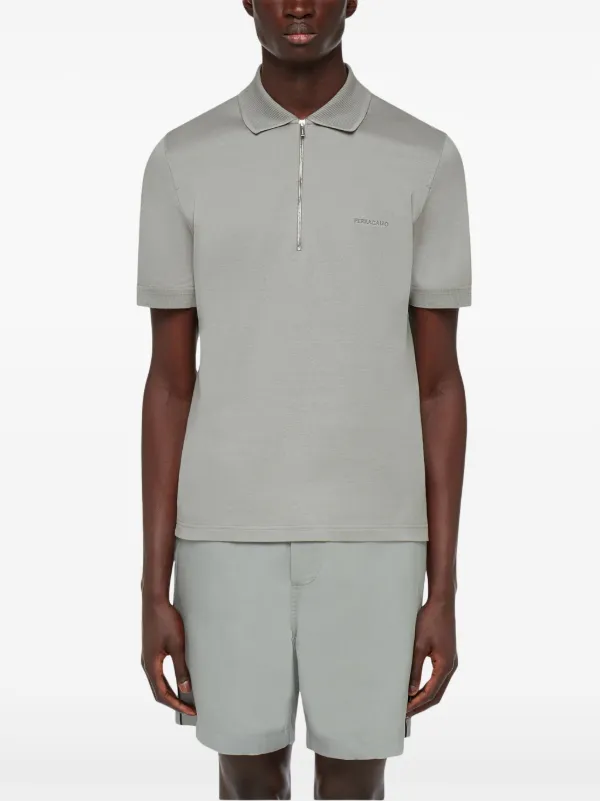 フェラガモ メンズ ポロシャツ グレー