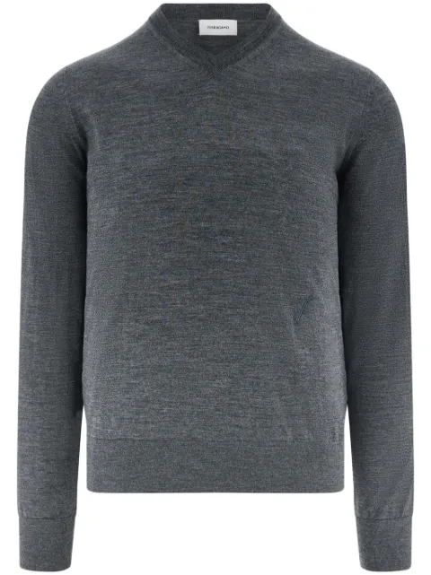 Ferragamo suéter con cuello en V