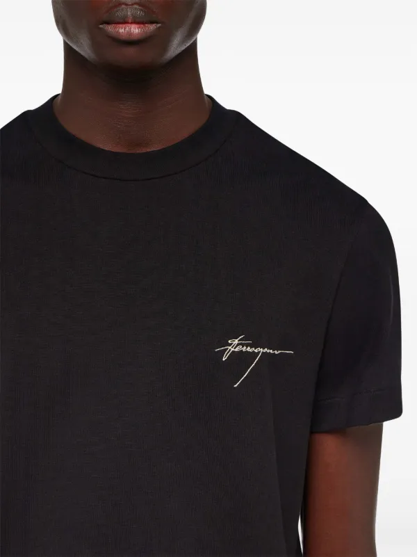 FERRAGAMO コットン Tシャツ コットン Tシャツ - メンズ | Ferragamo