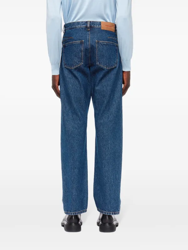 Ferragamo mid-rise straight-leg Jeans | Blue | FARFETCH