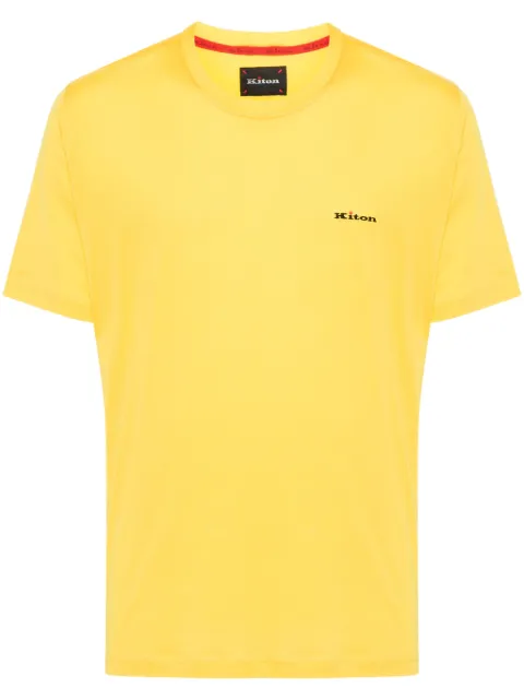Kiton playera con logo bordado