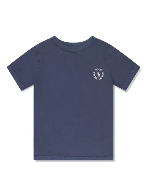 POLO RALPH LAUREN KIDS playera con logo estampado