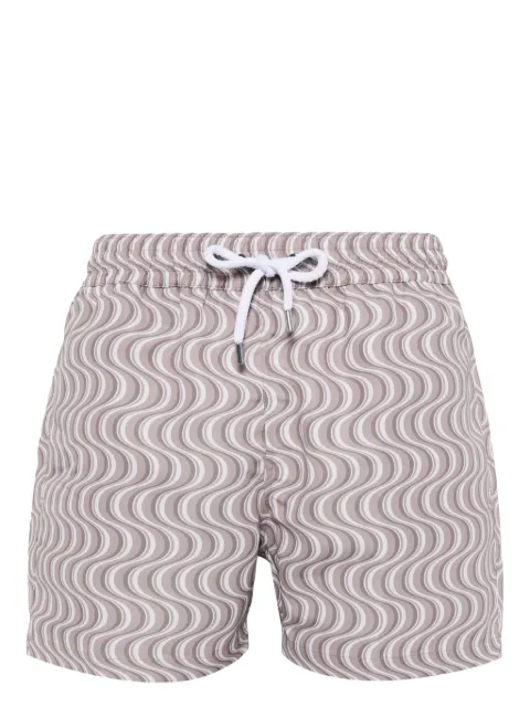 Frescobol Carioca Copa Camada-print swim shorts