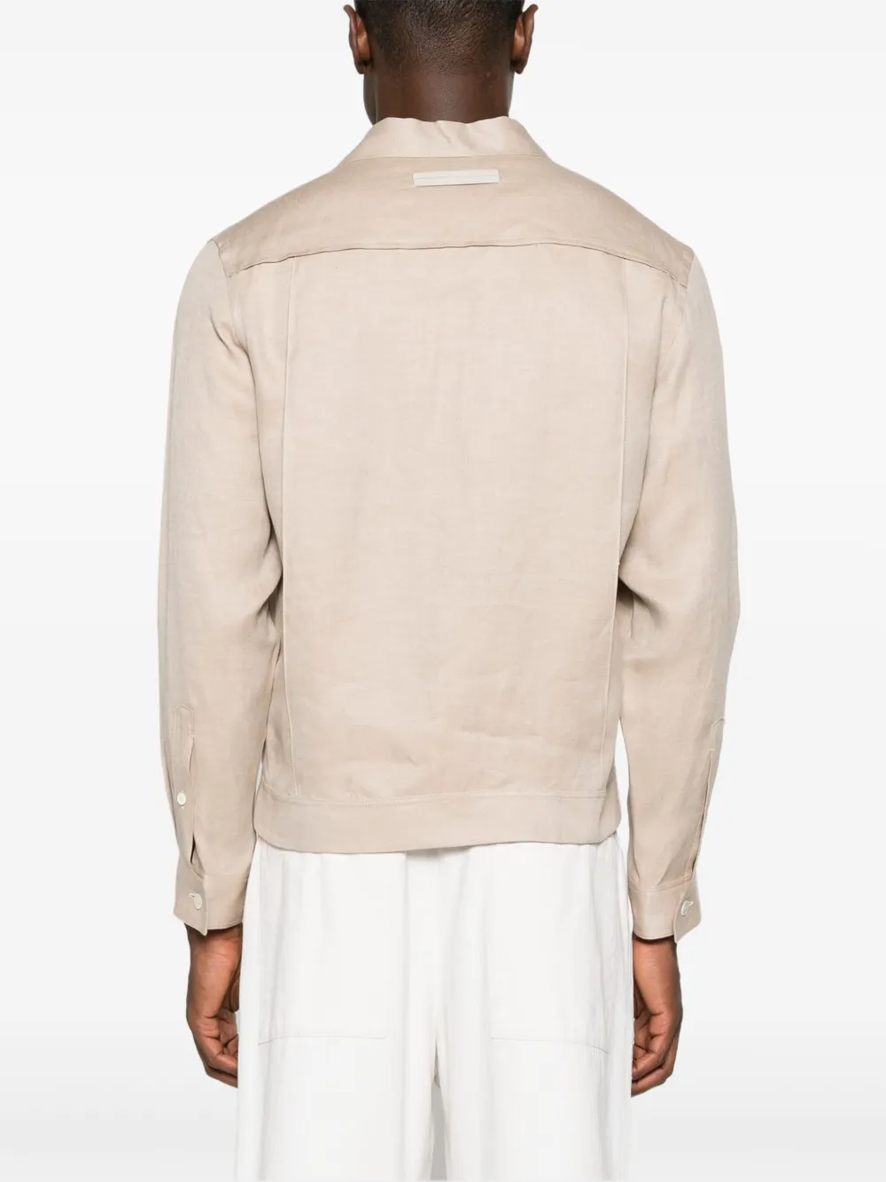 ZEGNA OASI LINEN OVERSHIRT