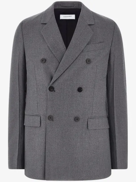Ferragamo double-breasted wool blazer