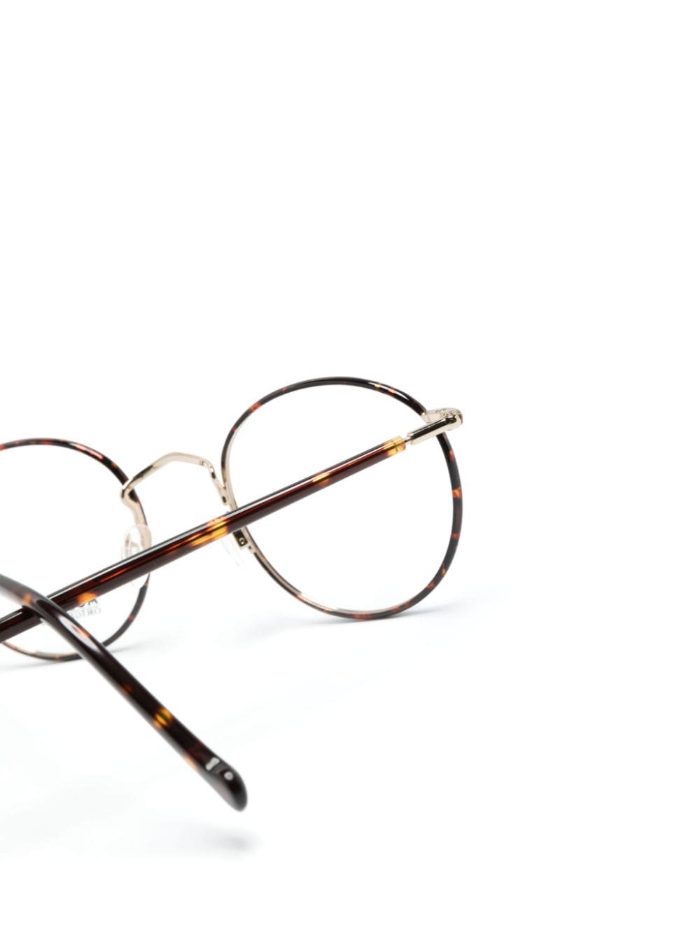 Shop Moscot Zev Round-frame Glasses In 褐色