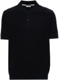 Paul & Shark ribbed fine-knit polo shirt - Blue