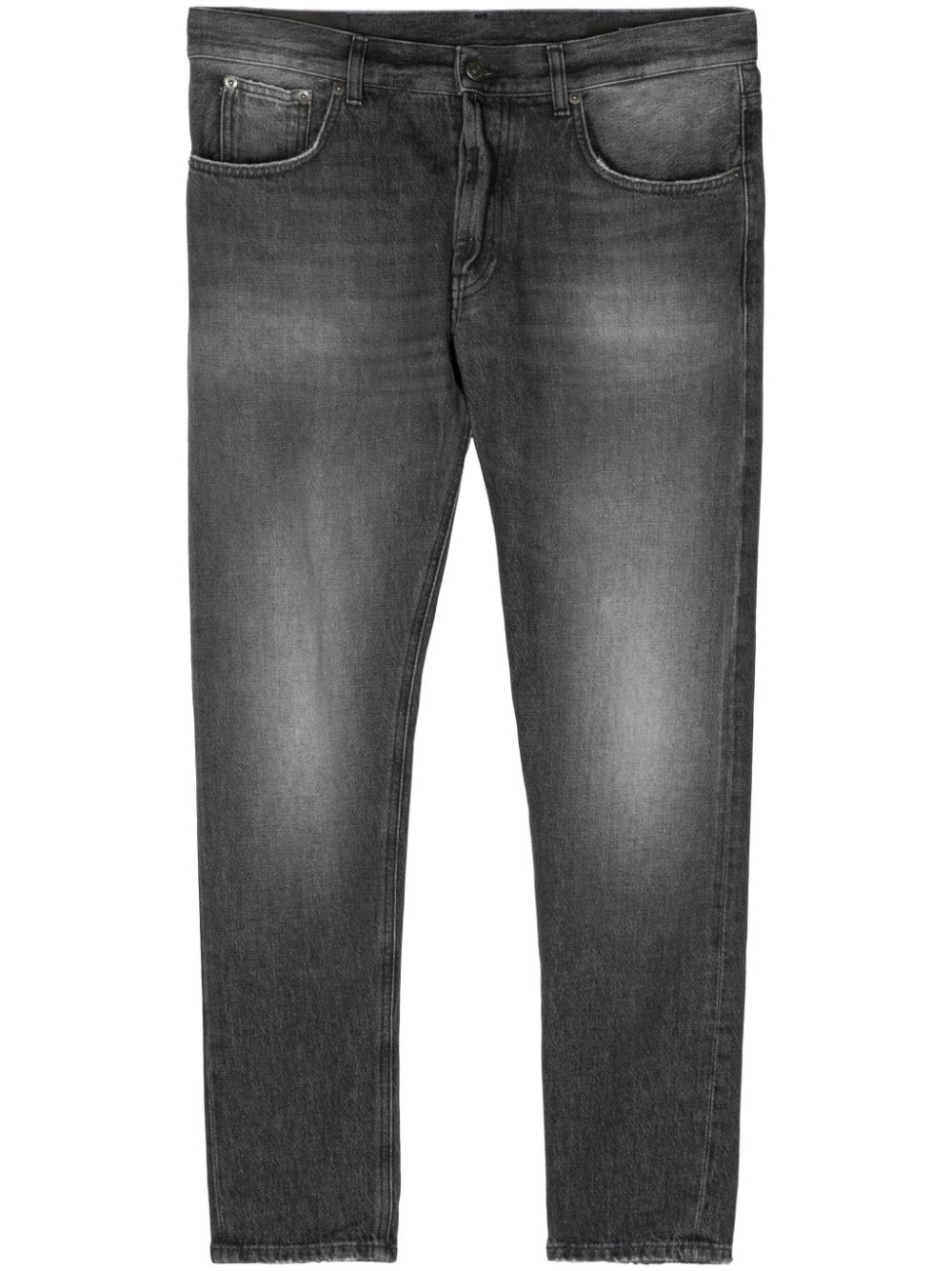 DONDUP Dian mid-rise slim-fit jeans Zwart