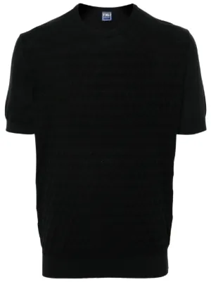 Tシャツ・カットソー FEDELI Black Cotton T-Shirt Fedeli T-Shirts for Men - Shop Now on FARFETCH