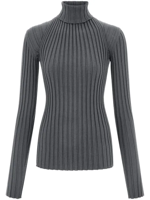 Ferragamo layered turtleneck jumper