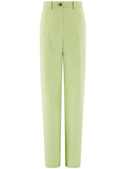 Ferragamo pantalones carpenter con tiro alto