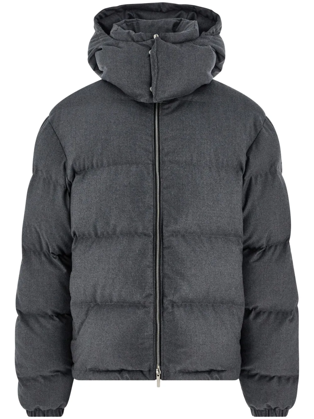Ferragamo stand-up collar padded jacket | Grey | Image 1
