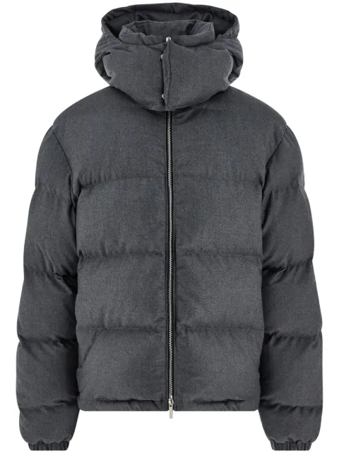 Ferragamo stand-up collar padded jacket