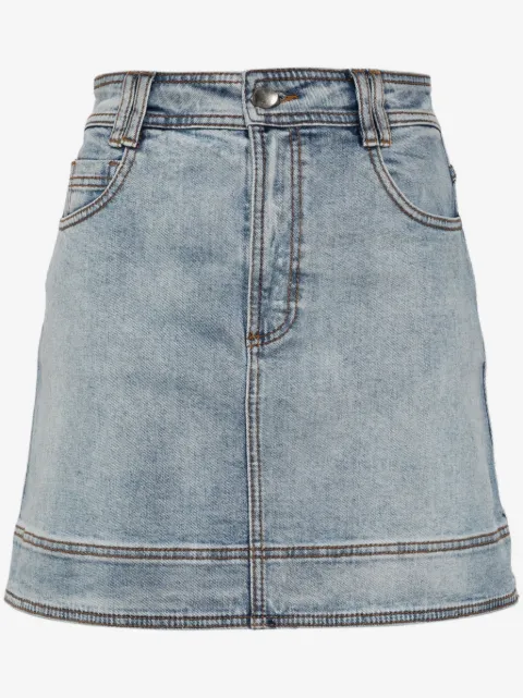 Aje Embrace denim miniskirt