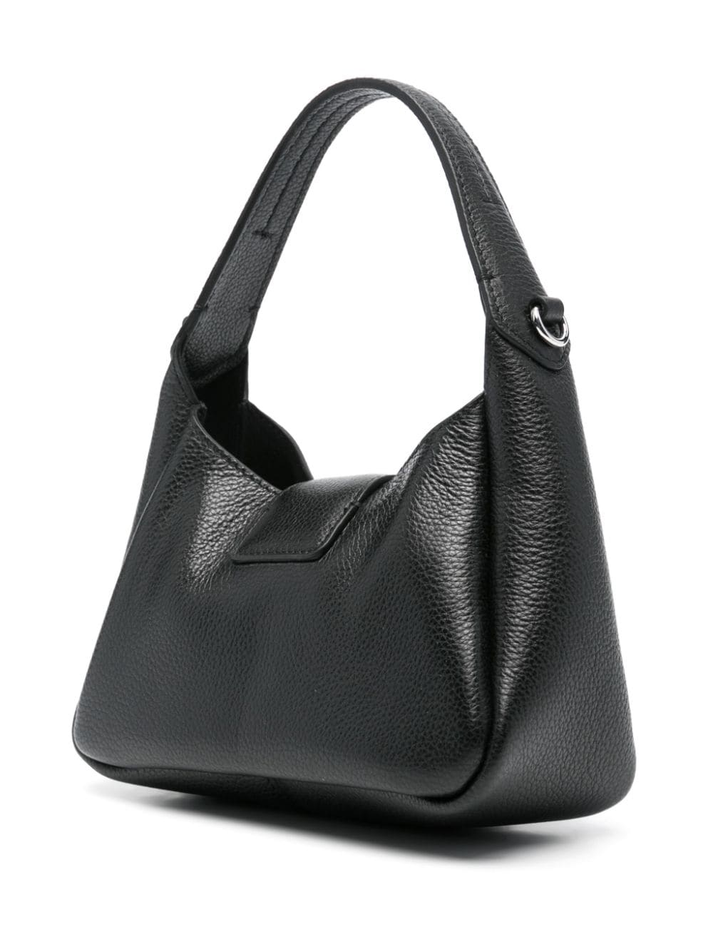 Shop Emporio Armani Logo-plaque Mini Bag In Black