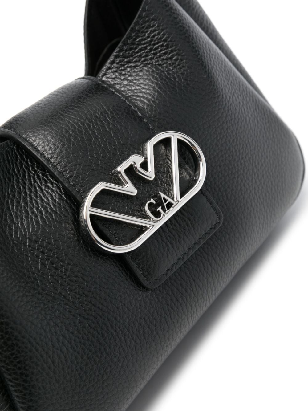 Emporio Armani Mini-tas met logoplakkaat Zwart