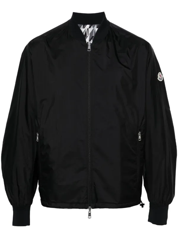 Moncler black bomber on sale