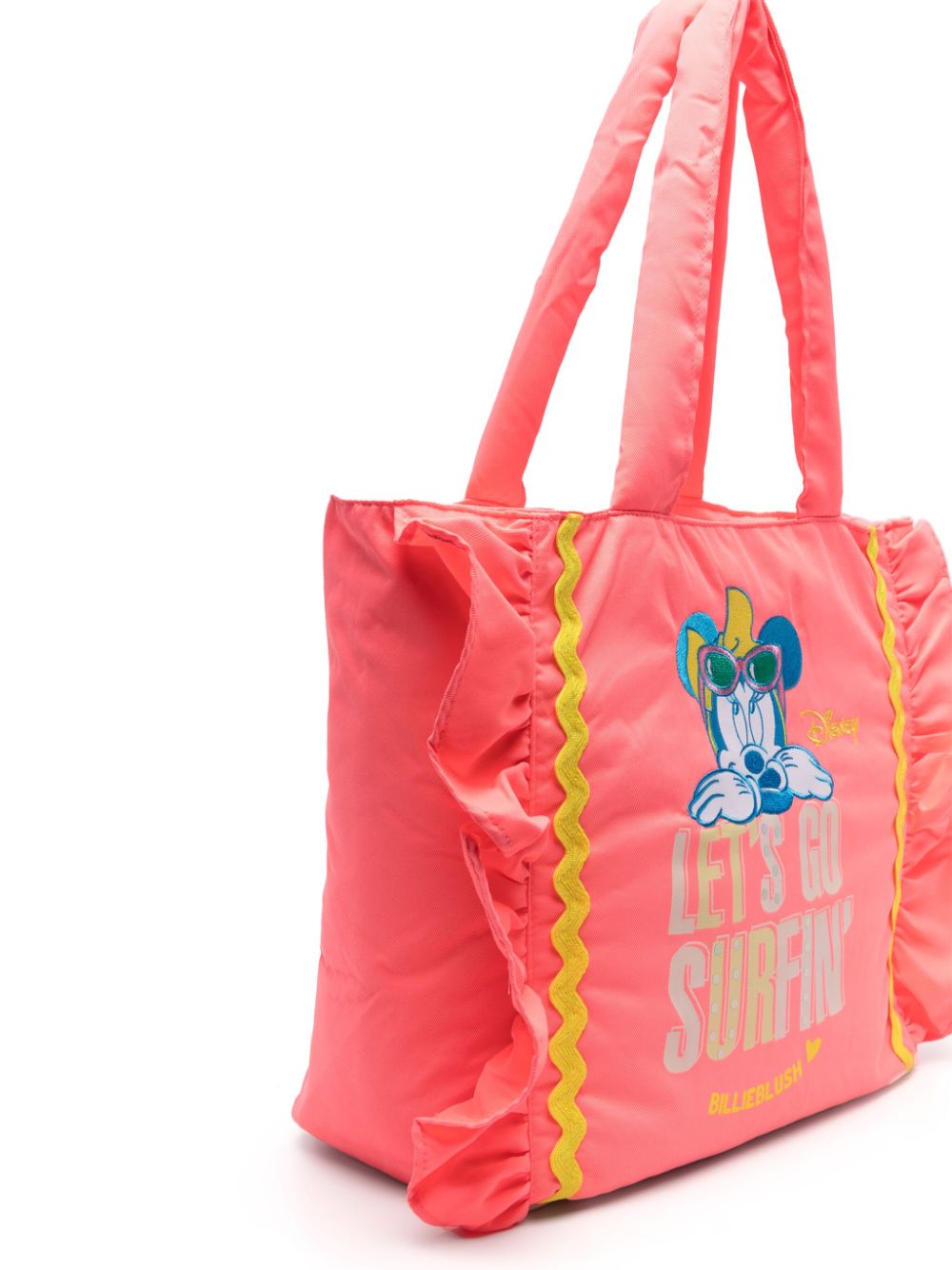 Shop Billieblush X Disney Minnie-embroidered Tote Bag In Pink