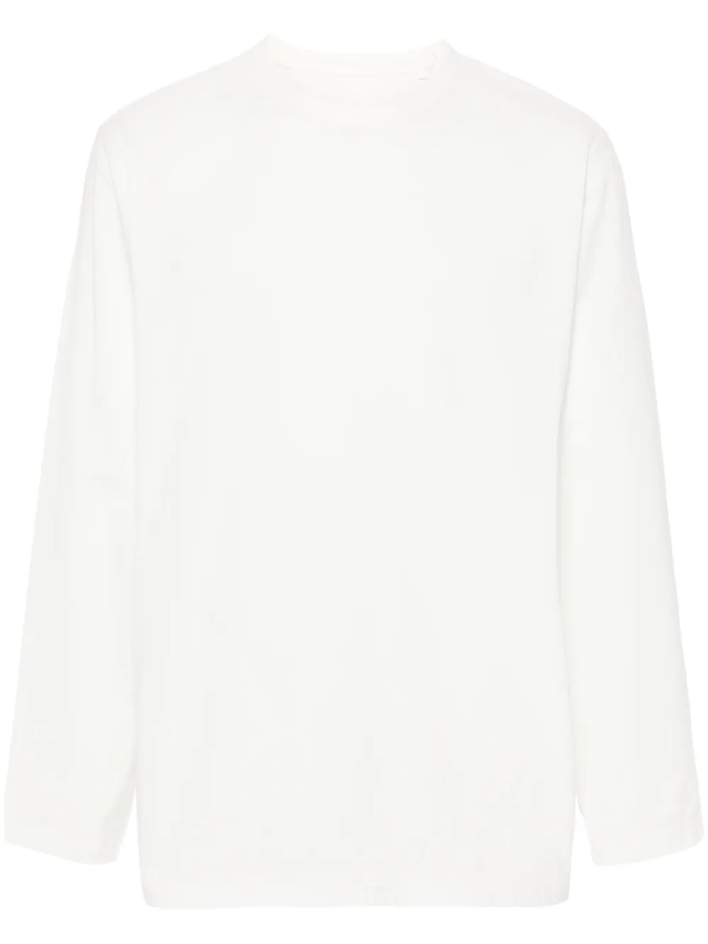 Y-3 T-shirt met print en lange mouwen Beige