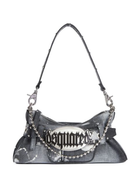 Dsquared2 bolsa de hombro de mezclilla Gothic