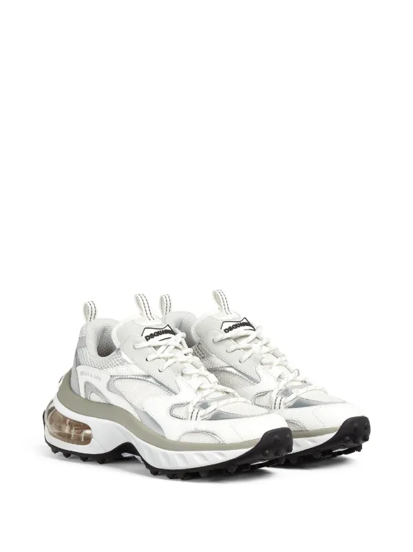 DSQUARED2 Dean & Dan ローカット スニーカー | ホワイト | FARFETCH JP