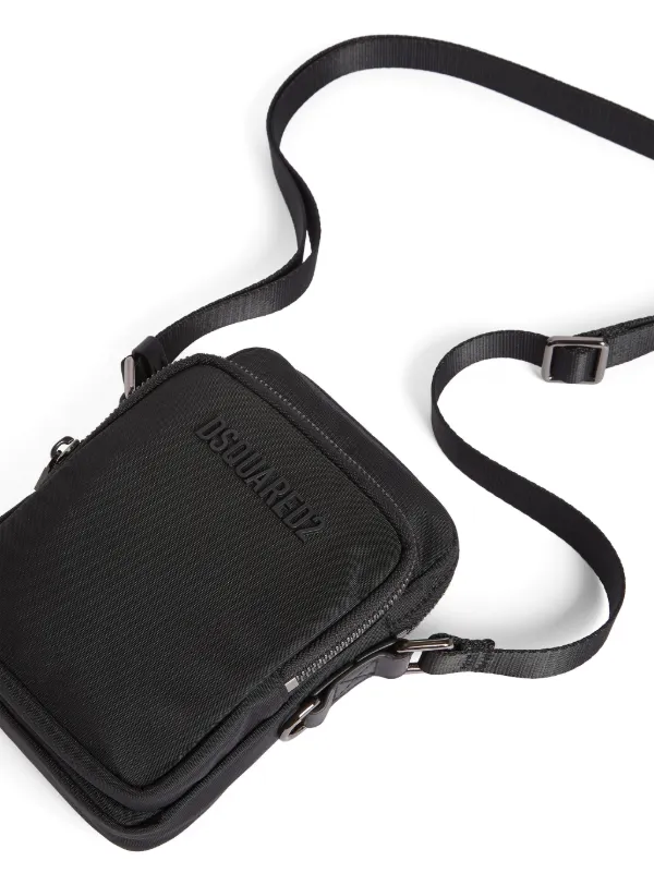DSQUARED2 ロゴ メッセンジャーバッグ | ブラック | FARFETCH JP