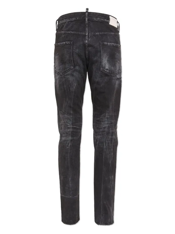 【国内購入正規品】DSQUARED2 ダメージ加工 スキニーデニム DSQUARED2ダメージスキニーデニム