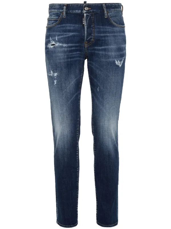 デニム・ジーパン D SQUARED2 S75LB0799 S30664 470 Jeans DSQUARED2 Blue DSQUARED2 ディースクエアード D2 COOL GUY JEAN ジーンズ (D